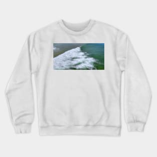 Atlantic Ocean blue waves Crewneck Sweatshirt